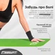 Килимок для фітнесу та йоги EasyFit NBR 10 мм зелений - зображення 6