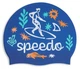 Шапка для плавания SPEEDO силикон OSFM синий белый - изображение 3
