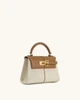 Женская сумка кроссбоди через плечо JW PEI Elise Top Handle Bag Brown Canvas (86084) - изображение 9