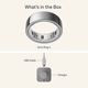 Смарт-кольцо Oura Ring 4 Silver Size 8 (JZ90-54217-08) - изображение 4