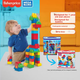 Іграшка-будівельні блоки MEGA BLOKS, подарунок на день народження дитини, харчовий матеріал, будівельні блоки з великих частинок, набір для складання, 80 деталей, DCH63 - зображення 4