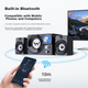 Компьютерные колонки Saida SADA для настольных компьютеров, дома, Bluetooth, ноутбуков, проводные, USB, игр, онлайн-занятий, мультимедийные колонки 2.1 S-20 - изображение 6