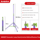 AMBITFUL ZhiJie Purple Green GM280P Портативная пневматическая стойка для осветительного прибора высотой 2,8 м с интерфейсом 1/4 дюйма, штатив для фотовспышки, универсальный, сверхпрочный. - изображение 4