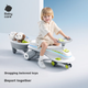 Детская электрическая коляска Babycare Electric Twist с сиденьем, коляска для взрослых, защита от опрокидывания, подарок для малыша, светло-фиолетовый цвет. - изображение 8