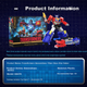 Игрушечная машинка-трансформер для детей, фигурка-фигурка Оптимуса Прайма Титан-класса от Tianzun Shidai, G0470. - изображение 9