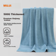 Банное полотенце MUJI, 10-й класс антибактериального качества, Синьцзян, 100% чистый хлопок, утолщенное, приятное для кожи, с высокой впитываемостью, премиум-класса, мужское, большой размер. - изображение 4