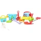 Набір іграшок Fisher-Price для пляжу, 7 штук, дитячі іграшки для гри в пісок на відкритому повітрі з лопаткою, подарунок на день народження - зображення 1