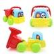 Набір іграшок Fisher-Price для пляжу, 7 штук, дитячі іграшки для гри в пісок на відкритому повітрі з лопаткою, подарунок на день народження - зображення 8