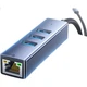 Док-станція розширення SAMZHE Type-C на Gigabit Ethernet, розгалужувач USB 3.0, адаптер мережевого кабелю RJ45 для ноутбука, док-станція розширення для робочого столу Ethernet RHX13-C - изображение 2