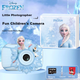 Цифрова фотокамера Disney Kids HD з двома об'єктивами, іграшка для фото Ельзи, синій подарунок на день народження та новий рік для хлопчиків та дівчаток - зображення 1