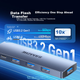 Sanze USB Hub Dual Head 4-in-1 Type-C 3.0 Splitter Multi-Port High-Speed HUB Adapter Converter for Laptop and Mobile Phone HBK1-S - зображення 7