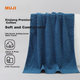 Банний рушник MUJI, 10-й клас антибактеріальної якості, 100% чиста синьцзянська бавовна, потовщений, приємний для шкіри, без ворсу, високоабсорбуючий, чоловічий, розмір L. - зображення 4