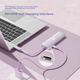 Док-станция HP Type-C, адаптер-конвертер для компьютеров Apple, конвертер интерфейса Type-C в HDMI для док-станции Mac, устройство чтения карт TF/SD, CT203C, розовый. - изображение 5