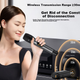Беспроводной микрофон Newmine MC110 UHF двухканальный, для караоке, сцены и конференций - изображение 7