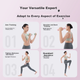Гантели Keep Dumbbells для женского фитнеса дома, изготовленные из приятного для кожи силикона, для тренировок рук, аэробных прыжков, необычного розового цвета, 1 кг*2 - изображение 7
