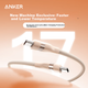 ANKER Anker Apple 17 Зарядный кабель с двумя разъемами Type-C для iPhone 16/15 Pro Max MacBook iPad Huawei Xiaomi 240 Вт для быстрой зарядки и передачи данных 0,9 м, золотистый - зображення 4