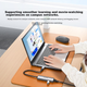 SAMZHE USB 3.0 до гігабітного Ethernet порту Type-C розширення док-станції спліттер, мережевий кабель-адаптер RJ45 для Apple 17 MacBook Huawei ноутбуків перетворення HWK1-S - зображення 7