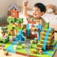 Набор магнитных строительных блоков Xingyayoupin, 168 штук, Minecraft, крупный конструктор, подарок на день рождения для мальчиков и девочек 3-6 лет. - изображение 4