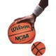 Баскетбольный мяч Wilson NCAA для взрослых, стандартный размер 7, прочный, с резиновым покрытием, для тренировок на открытом воздухе на цементной площадке, артикул 3017201. - изображение 2