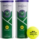 Тенісні м'ячі Slazenger, офіційний м'яч Вімблдону, тренувальні та ігрові м'ячі в металевій банці, упаковка з 3 м'ячів, нова упаковка 340981 - зображення 1