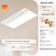 Теплоповітряний обігрівач для ванної кімнати OPPLE Basic Warm Series Wide Swing Fast Heating Ultrathin Multifunctional All-in-One WarmMu Jplus - зображення 4