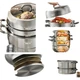 Пароварка MAXCOOK MCZ067 нержавеющая сталь 316L, 3 яруса, 34 см - изображение 2