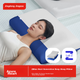 Подушка JD Original Z Blue из пены с эффектом памяти для шеи для глубокого сна подарочная - изображение 4