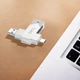 GEIL, 256 ГБ, USB 3.0, Type-C, двойное назначение: телефон и USB-накопитель, высокая скорость 100 МБ/с, интерфейс OTG, совместим с Android и ноутбуками, универсальный флеш-накопитель, серия GP100 - изображение 7