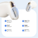 Bluetooth-навушники PHILIPS, справжні бездротові напів-вхідні спортивні навушники для бігу, ігрові навушники з шумопоглинанням, низька затримка, тривалий час роботи від батареї, сумісні з Huawei Xiaomi TAT2169-Blue - зображення 10