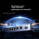 Коммутатор UGREEN Light Management 2.5G, 8 портов 2.5G (электрический + оптический 10G), веб-управление сетью, разветвитель сети IPTV, поддержка VLAN, оптический модем, NAS, 15812 - зображення 6