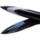 Ручка гелевая Uni Mitsubishi Black 0.5мм фирменная UBA-188C стальной синий корпус 12шт - изображение 1