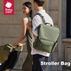 Рюкзак Babycare Mommy Bag, многофункциональный рюкзак для беременных и малышей, подходящий для работы, путешествий и прогулок, из искусственной кожи, модный дизайн, цвет Time Silver, средний размер. - изображение 7