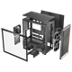 Корпус Antec FLUX для компьютера, стеклянная боковая панель/имитация массива дерева/мощное охлаждение/патентованная технология воздушного потока FLUX/стандартные 5 вентиляторов/двойной 360-градусный вентилятор/E-ATX - изображение 8