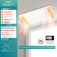 Обігрівач для ванної кімнати NVC Wind And Heat, серія Dual-Wind, регулювання температури зі змінною частотою, інтегрована вентиляція та витяжка Y388 для ванної кімнати - зображення 4
