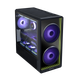 Игровой корпус LIANLI L217 INF Infinity Mirror Edition Mid-Tower, черный, с поддержкой двух блоков питания и задней панелью для материнских плат EATX. - изображение 1