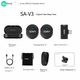 Микрофон Soaiy SA-V3 беспроводной для стриминга с зажимом, шумоподавление, для Android - изображение 4