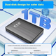 Heijiachong (KINGIDISK) 1TB USB3.0 External Hard Drive K Series Pro Dual Disk Backup 2.5-Inch Business Black Compact Portable K100 Pro - изображение 7