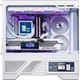 VALKYRIE VK03-M WHITE Білий ігровий настільний корпус M-ATX, підтримка водяного охолодження 360 мм, 6,2-дюймовий сенсорний екран, вигнуте скло, панорамний огляд 270° - изображение 3