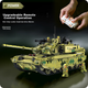 Конструктор Qiwu Building Blocks 99A «Большой танк» — игрушка для сборки, подходит для мальчиков и девочек от 7 до 14 лет, подарок на День защиты детей. - изображение 4