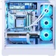 Игровой корпус APNX V2 белого цвета с морским дизайном, огромный объем 71 л, поддержка материнских плат ATX, трехстороннее остекление, быстросъемные крепления, трехсторонняя система водяного охлаждения 360 мм, стандартная конфигурация с портом Type-C. - изображение 1