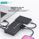 Док-станция расширения SIPOLAR с 10 портами, USB 3.0, концентратор с быстрой зарядкой 60 Вт, промышленный разветвитель A-103 (3 метра), концентратор для массового управления телефонами и пакетной обработки жестких дисков, один порт 5 В/1 А. - изображение 11
