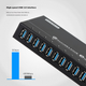 Док-станция расширения SIPOLAR с 10 портами, USB 3.0, концентратор с быстрой зарядкой 60 Вт, промышленный разветвитель A-103 (3 метра), концентратор для массового управления телефонами и пакетной обработки жестких дисков, один порт 5 В/1 А. - изображение 12