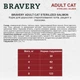 Беззерновий корм для стерилізованих котів з лососем BRAVERY Salmon Adult Cat Sterilized 600 г - зображення 5
