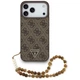 Чохол Guess 4G Strap Triangle Logo для iPhone 17 Pro Max Brown with MagSafe (GUHMP17XP4TSDPPSW) - зображення 1