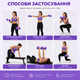 Гантели для фитнеса 2 шт по 3 кг шестигранные композитные Perto Фиолетовый 12966 - изображение 2