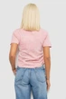 Футболка женская с принтом, цвет розовый, S, 221R3309 - изображение 4