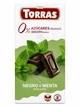 Шоколад черный без сахара Torras с мятой без глютена 75 г - изображение 1