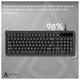 Клавиатура Ajazz AF98 Black USB-C Black (AF98-B) - изображение 10