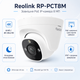 Внешняя IP-камера видеонаблюдения Reolink RP-PCT8M 8 МП PoE 2.8 мм IP67 1/2.7" White - изображение 2