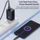 Micro USB-кабель Toocki 2.4A (3 м черный) для Samsung Redmi, быстрая зарядка PD, Micro-кабель для вентилятора, наушников, зарядного устройства, USB-кабель для передачи данных - изображение 3